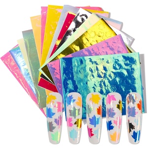 Autocollants pour les ongles, 16 couleurs, décalcomanies, en feuille d'érable, de neige, pour l'<span class=keywords><strong>hiver</strong></span>, décoration, Art des ongles, nouvelle collection - Product Image 6