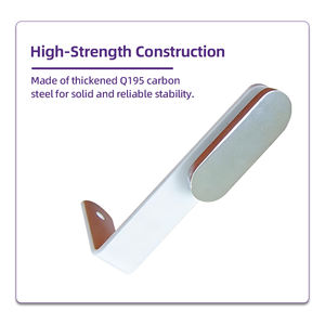 Pince de fixation décorative pour panneau de <span class=keywords><strong>bureau</strong></span>, support d'angle en L pour écran de <span class=keywords><strong>bureau</strong></span> avec garniture - Product Image 2