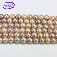 Feimefeirun — perles d'eau douce naturelles, brins de perles naturelles de qualité AA, vente en gros, 11-12mm
