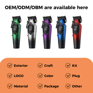 Nouvelle <span class=keywords><strong>tondeuse</strong></span> à cheveux sans fil rechargeable USB-C à lame en T pour le détail des cheveux, 2000 mAh, kit de <span class=keywords><strong>tondeuse</strong></span> sans fil pour la maison et le salon - Product Image 5
