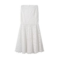 Conjunto de Falda y Blusa de Encaje Personalizado para Mujer, Cuello en V, Elegante y Sexy, Conjunto de Dos Piezas de Encaje, Conjunto a la Moda para Mujer, Ropa de Fiesta