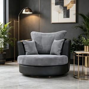 Personalizable Directo de Fábrica 360 °   Sillón Giratorio con Brazos Decorativos, Sillón Redondo Decorativo - Product Image 1