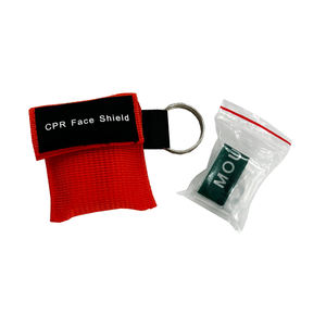 Visiera d'emergenza <span class=keywords><strong>CPR</strong></span> con una valvola barriera di respirazione per il pronto soccorso <span class=keywords><strong>CPR</strong></span> maschera per portachiavi - Product Image 2