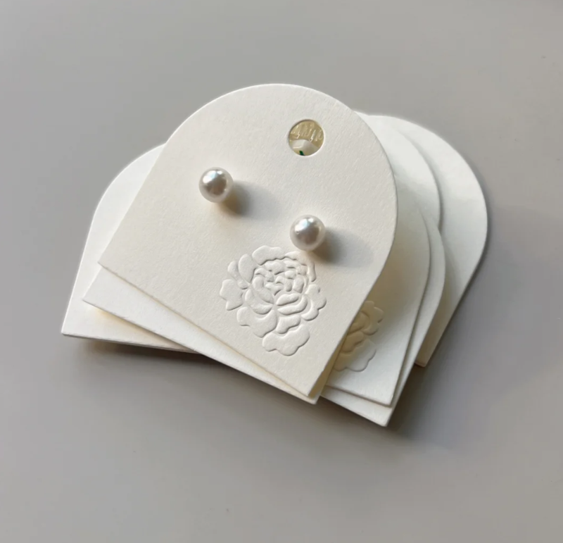 Custom Printed Logo Earrings Jewelry Display
