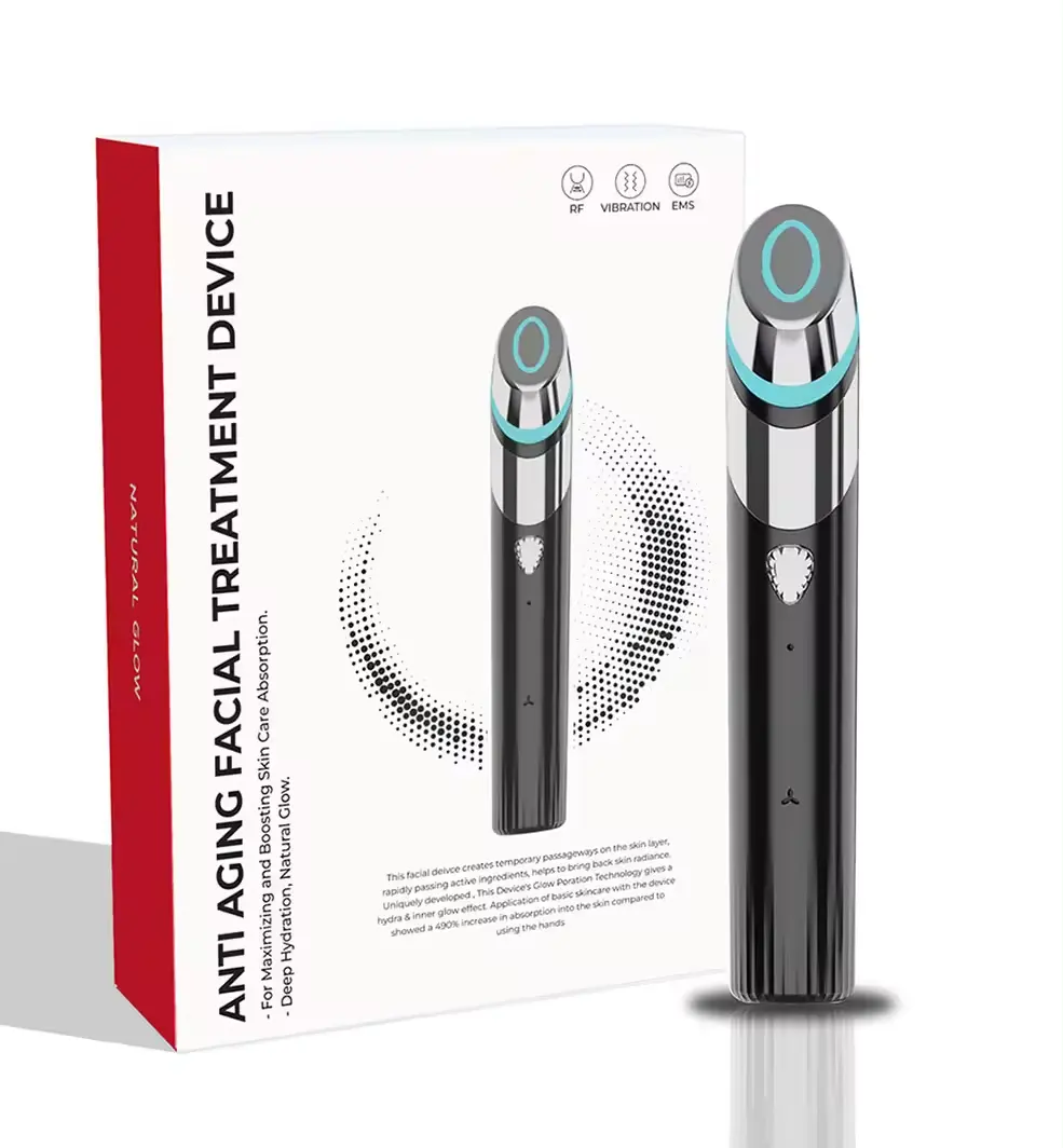 MEDICUBE anspruchsvolle Designs aktuellstes Modell Gesichtsmassagegerät Rot-Blaulicht-Therapie Schönheitspflege-Gerät für dunkle Ringe/Augenmüdigkeit