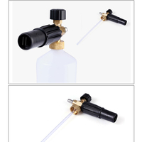 Nettoyeur haute pression neige mousse Lance Kit de détail de voiture nettoyeur haute pression pistolet Jet d'eau mousse canon laiton pur