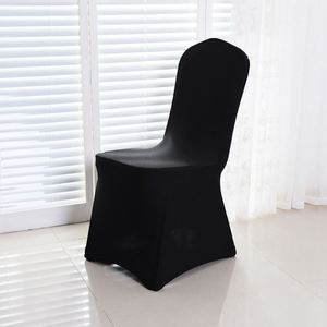 Fundas Elásticas de Spandex para Sillas de Boda, de Alta Calidad, para Banquetes y Hoteles, de Poliéster Liso Teñido, Tamaño Universal - Product Image 5