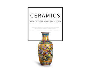<span class=keywords><strong>Vase</strong></span> en céramique antique traditionnel P416 en gros, ornement émaillé coloré, <span class=keywords><strong>vase</strong></span> décoratif en porcelaine pour table, pour mariage et décoration intérieure - Product Image 6