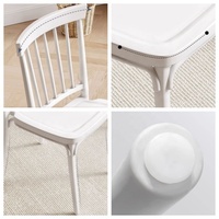Chaises empilables en plastique PP de style nordique moderne en gros, directement de l'usine pour les mariages, les restaurants, les cafés, l'extérieur