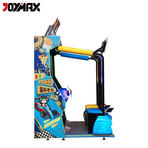 JOYMAX Machine de jeu d'arcade de course de dessin animé à monnayeur <span class=keywords><strong>pour</strong></span> deux joueurs, modèle <span class=keywords><strong>Souris</strong></span> et <span class=keywords><strong>Chat</strong></span>, <span class=keywords><strong>pour</strong></span> centre de jeux - Product Image 3