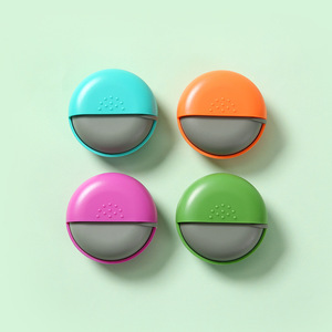 Caja de pastillas de PP antipolvo con compartimentos de una sola capa, portátil, mini contenedor de medicamentos para viaje - Product Image 3