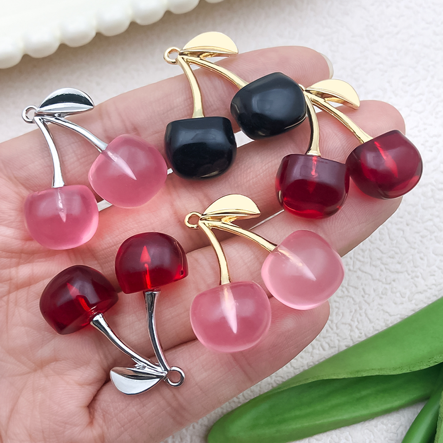 Cross-Border Simulation Resin Fruit Three-Dimensional Cherry