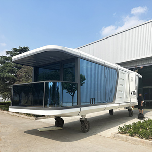 Maisons préfabriquées de luxe en conteneur à structure métallique mobile préfabriquée Maisons modulaires en kit de cabine à capsules à <span class=keywords><strong>vendre</strong></span> - Product Image 4