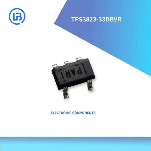 TPS3823-33DBVR Application Specific Integrated Circuit Power Management IC SOT-23 Primarily for DSP and Processor-Based Systems