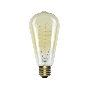 <span class=keywords><strong>Ampoule</strong></span> Edison ST58 ST64 E26 E27 B22, esthétique vintage, haute efficacité, filament rétro, <span class=keywords><strong>ampoule</strong></span> Edison pour usage résidentiel et commercial - Product Image 1
