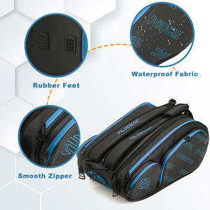 New Best-selling Pickleball Racket Bag <b>Badminton</b> Tennis Bag Multifunctional 30-40L Waterproof Outdoor Backpack Zipper Closure - Product Image 4
