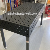 Nouvelle table de soudage universelle YAHANDA 3D, kit en fonte, plateforme flexible avec pinces et butées rapides, garantie 1 an