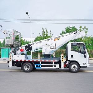 Camión de Trabajo Aéreo Isuzu con Brazo Telescópico de 4 Secciones y 24 m, Euro 6, para Mantenimiento de Alumbrado Público Municipal - Product Image 2