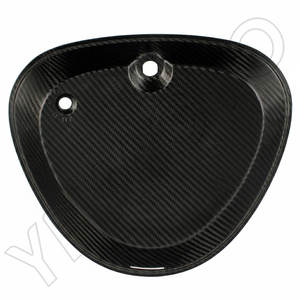 For Simson S50 S51 Motorcycle Parts 100% Carbon Fiber Eckige Seitendeckel <b>Square</b> Side Cover Tank <b>Batterie</b> Guard Cover - Matte - Product Image 4