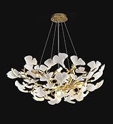 Đèn chùm pha lê hiện đại phòng ăn bàn vàng cây chi nhánh đèn chùm lớn Đèn Chùm Pha Lê - Product Image 5