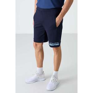 Pantalones cortos Tommylife para hombre, corte estándar, algodón, transpirables, informales, color índigo - Product Image 4