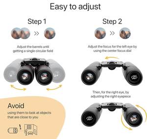 Télescope professionnel portable HD à haute grossissement, léger, petit, pliable, compact, jumelles, télescope touristique - Product Image 5