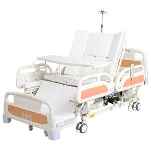 Lit d'hôpital électrique 200x90x53cm avec fonction de rotation pour soins aux personnes âgées - Product Image 2