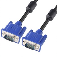 Câble coaxial VGA 15 broches de haute qualité, mâle-mâle, gaine PVC, blindage en feuille, pour HDTV, ordinateur et projecteur, 3m/5m/10m/15m, spécification 3+6