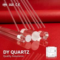 Tige de quartz en silice fondue de haute qualité, transparente, résistante à la chaleur, pour diverses utilisations industrielles (vente en gros)