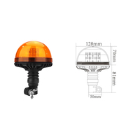 Feux de signalisation à LED ambre homologués Emark R65 R10, 5 modes de clignotement, 21W, feux d'avertissement à LED