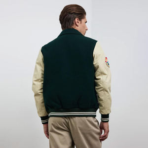 Varsity vestes impression personnalisée à manches longues Baseball homme vestes plaine vierge Varsity Letterman veste pour homme - Product Image 6