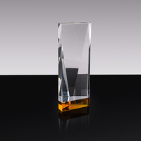 Bonnet de cristal rectangulaire, modèle créatif classique, personnalisé, texte K9