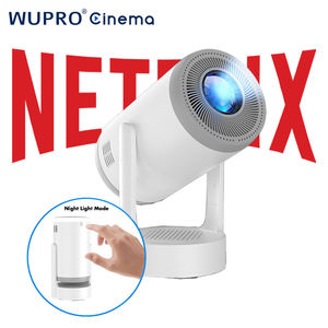 Môi Trường Xung Quanh Ánh Sáng Ban Đêm Thiết Kế Wupro <span class=keywords><strong>P2</strong></span> Mini Xách Tay Máy Chiếu 200 ANSI Lumens 1080P Rạp Hát Tại Nhà 1 + 8GB Thông Minh Android LCD Máy Chiếu - Product Image 1