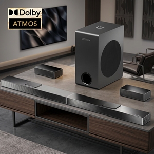 Barre de son ULTIMEA <span class=keywords><strong>Nova</strong></span> S80 5.1.2 Dolby Atmos avec caisson de basses de 8 pouces, son surround home cinéma, audio spatial 360° avec précision - Product Image 1