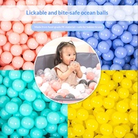 Piscine à balles Bobo Ocean, colorée, en plastique épaissi, pour usage domestique, aire de jeux intérieure pour enfants, véhicule de lancer de balles, école