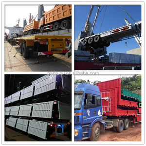 Semi-<span class=keywords><strong>remorque</strong></span> à clôture en acier avec panneaux latéraux amovibles pour le transport lourd de marchandises agricoles ou industrielles - Product Image 2