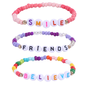 กำไลลูกปัดแฟชั่นงานดนตรีงานประดิษฐ์ทำมือกำไลลูกปัด - Product Image 4