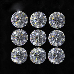 100% 天然GIA認定ホワイトラウンドダイヤモンドDカラー優れたカットVVS1クラリティIGI証明書0.3-5カラット - Product Image 4