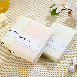 Cuaderno portátil de tela con puntos florales A6, diario/agenda/planeador pequeño en blanco <span class=keywords><strong>y</strong></span> rayado, regalo - Product Image 2
