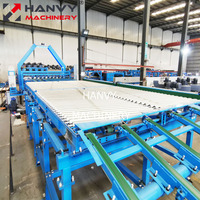 Ligne de tri automatique de placages Hanvy avec reconnaissance des défauts de placages par IA et mesure de l'humidité