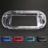 Housse de protection en cristal pour PS Vita 1000 PSV1000 Console peau plaque frontale coque pièces de réparation