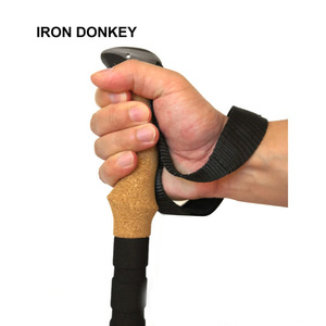 IRONDONKEY Logo personnalisé baguette accessoires poignée en liège serrure externe baguette d'alpinisme télescopique EVA poignée en liège - Product Image 2
