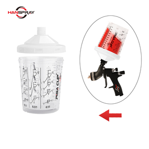 सबसे ज्यादा बिकने वाली न्यूमेटिक स्प्रे बंदूक कप सेट प्लास्टिक पी सामग्री - Product Image 3