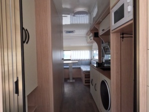 Camper con Chasis XISHUNLONG AL-KO |   Remolque de Viaje Moderno y Ligero con <span class=keywords><strong>Baño</strong></span>, Frenos Eléctricos |   Gas de Aluminio para 4 Personas - Product Image 6