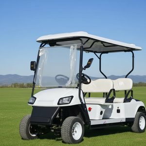Voiturette de golf électrique 4-6 places avec sièges de luxe pour attraction touristique - Product Image 1