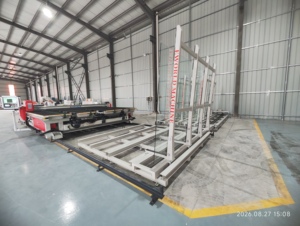 Équipement professionnel pour usine de verre avec entrepôt de stockage intégré, chargement automatique, découpe de précision et traitement du verre - Product Image 4