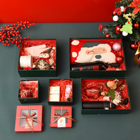 Boîte cadeau pliante magnétique en carton rouge de luxe, papier artistique, gaufrage, emballage écologique pour la décoration de cadeaux