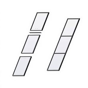 ประตูบานเลื่อนกระจกสีดำด้านเหล็กกล้าคาร์บอนขายดีที่สุดของอเมริกา พร้อมฉนวนกันเสียงสำหรับใช้ภายในห้องนอน ห้องนั่งเล่น - Product Image 1