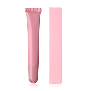 Baume à lèvres teinté hydratant naturel au peptide rose 10 ml, SPF, végétalien, 100 % biologique, avec logo personnalisé, faible MOQ, marque privée - Product Image 1