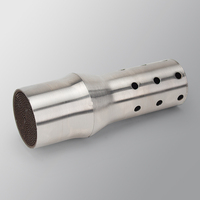Universal Front Mid End Catalyst DB Killer pour moto Silencieux d'échappement Silencieux Bruit Éliminateur de son
